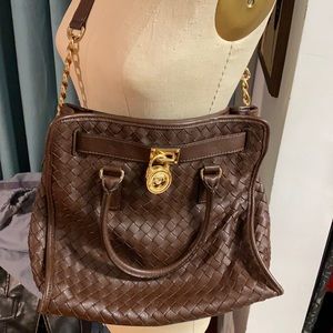 Michael Kors brown shoulder bag